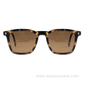 Square Trendy Sunglasses Vintage Acetate Bevel Sun Glasses